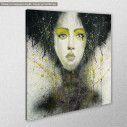 Canvas print Watercolor girl III, side