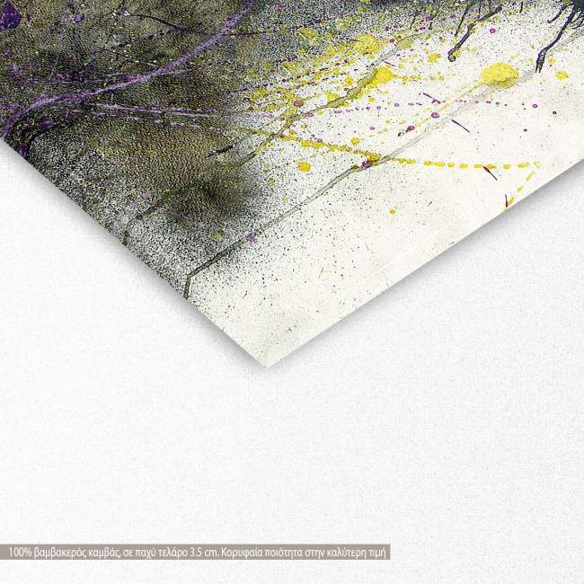 Canvas print Watercolor girl III, detail