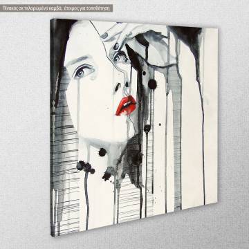 Πίνακας σε καμβά Watercolor girl VI 2