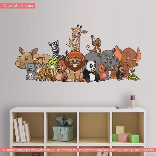 Wall stickers  Cute baby animals