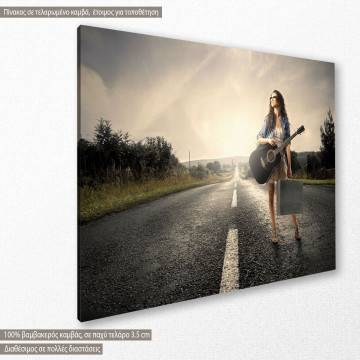 Canvas print Guitar country style 2