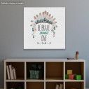 Kids canvas print Be brave little one