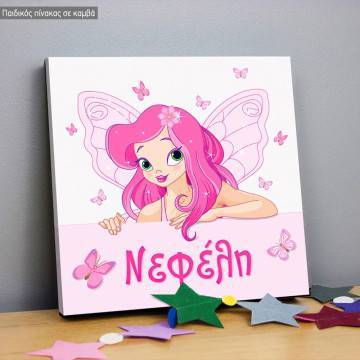 Kids canvas print Our fairy