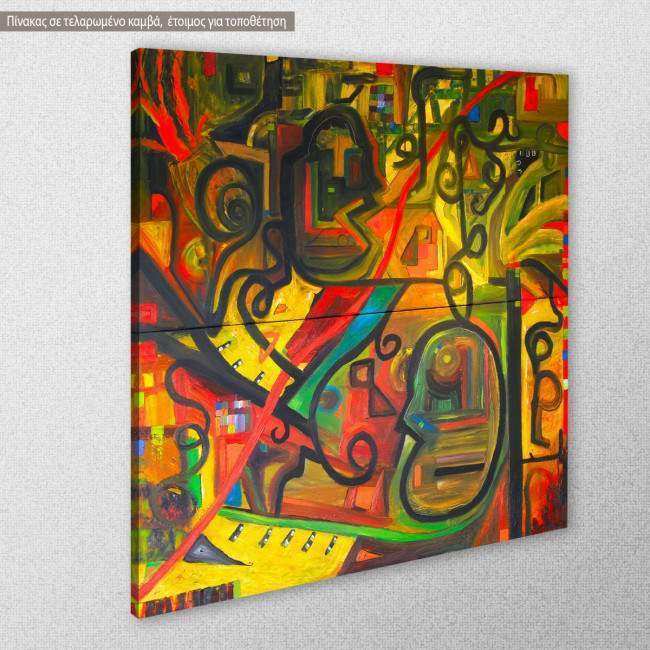 Canvas print Abstract selection CII, side