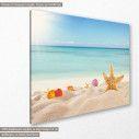 Canvas print Summer beach I, side