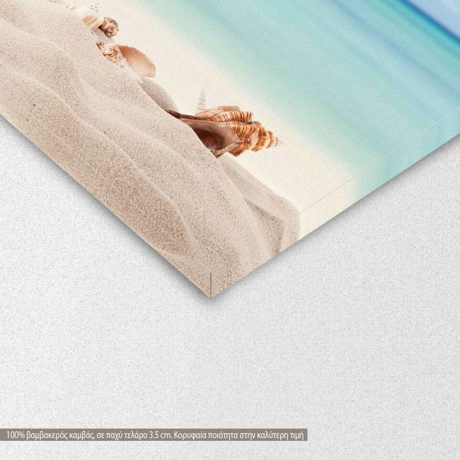 Canvas print Summer beach II, detail