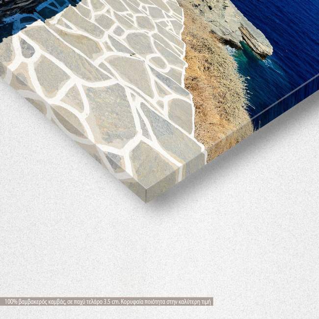 Canvas print Eftamrtires Sifnos, detail