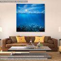 Canvas print Sea bottom, Underwater coral reef