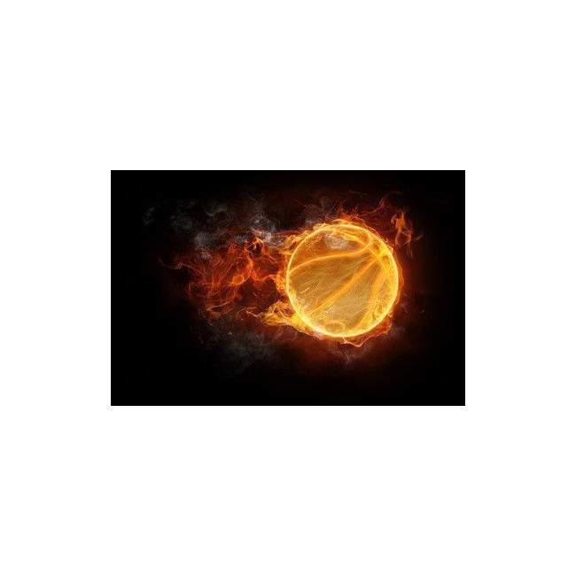 Wallpaper Flaming basketball