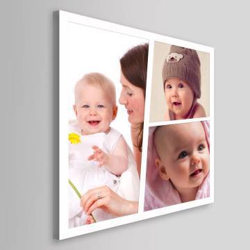 Canvas print Collage 3 photos art I 2