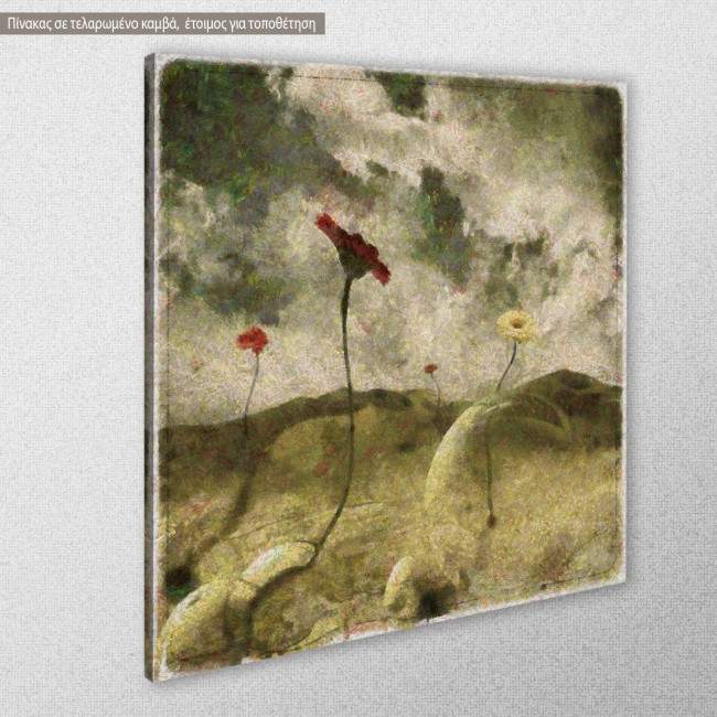 Canvas print Desert color, side