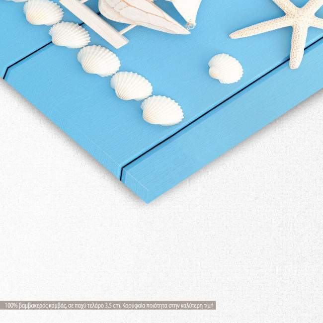 Canvas print Seaside Abstract, detail