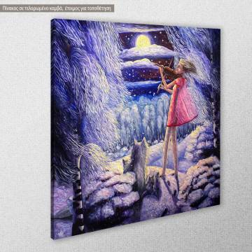 Canvas print Night moon 2