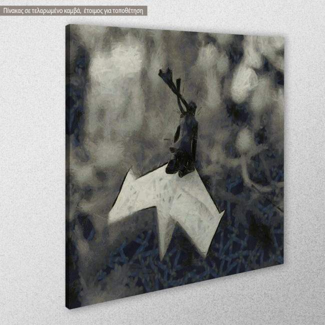 Πίνακας σε καμβά Dreaming, κοντινό