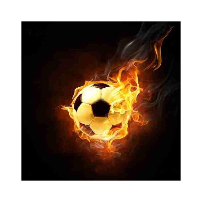 Wallpaper Flaming football
