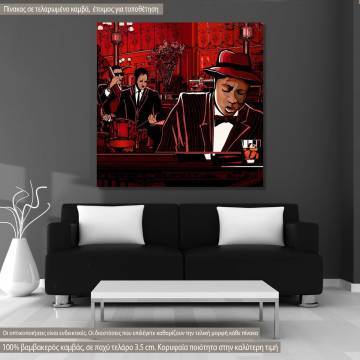 Πίνακας σε καμβά Jazz passion