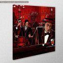 Canvas print Jazz passion, side