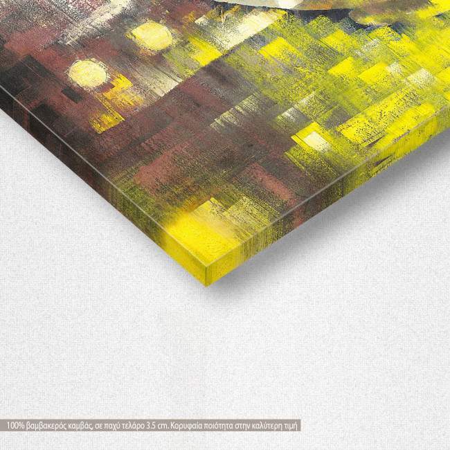 Canvas print Card player, detail