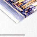 Canvas print Watercolor cityscape, detail