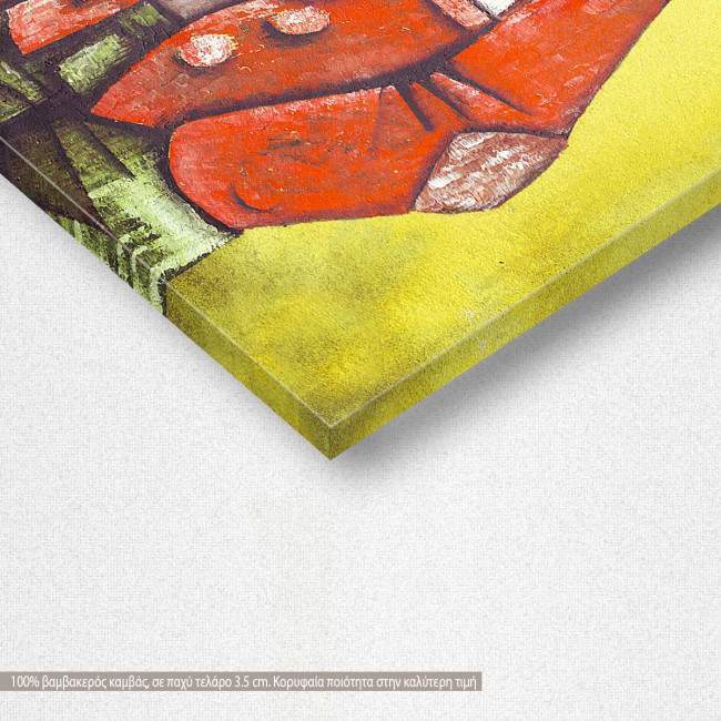 Canvas print Flower in hand, detail