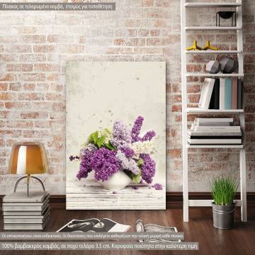 Πίνακας σε καμβά πασχαλιά, Bunch of Lilac
