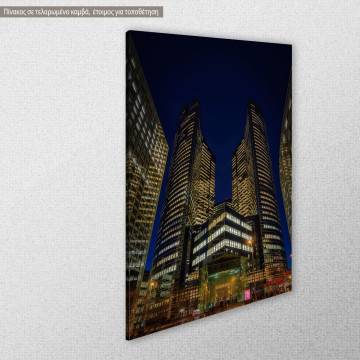 Πίνακας σε καμβά Ουρανοξύστες Skyscrapers Όψη 1 2