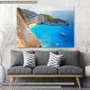 Canvas print  Shipwreck beach Zakynthos