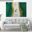 Canvas print  Aerial view of the beautiful Karidi beach