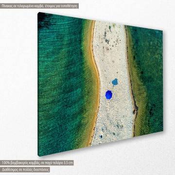 Canvas print  Aerial view of the beautiful Karidi beach 2