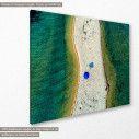 Canvas print  Aerial view of the beautiful Karidi beach, side