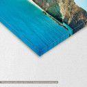 Canvas print Sunshine over Porto Katsiki, detail