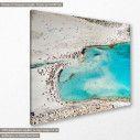 Canvas print  Balos Lagoon with magical waters, side