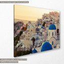 Canvas print  Santorini, side