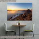 Canvas print  Amazing sunset, Santorini