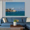 Canvas print  Medieval coastline, Rhodos