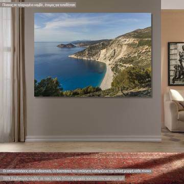 Canvas print Kefallonia Myrtos