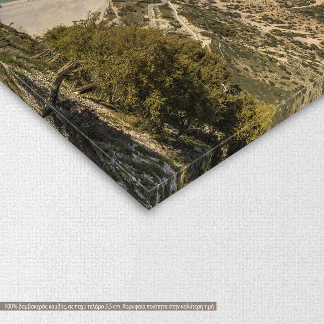 Παραλία Μυρτός, Κεφαλονιά, πίνακας σε καμβά, λεπτομέρεια