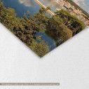 Canvas print Sunset view of greek city of Argostoli, detail