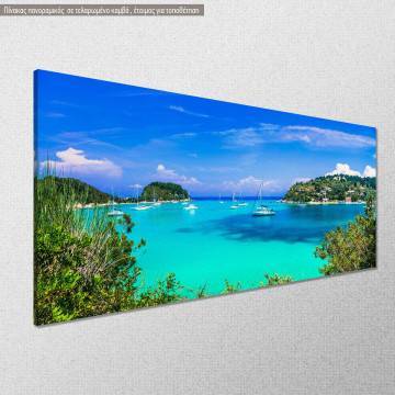 Canvas print Lakka Paxoi Framed canvas View 1 2