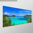 Canvas print Lakka Paxoi, side
