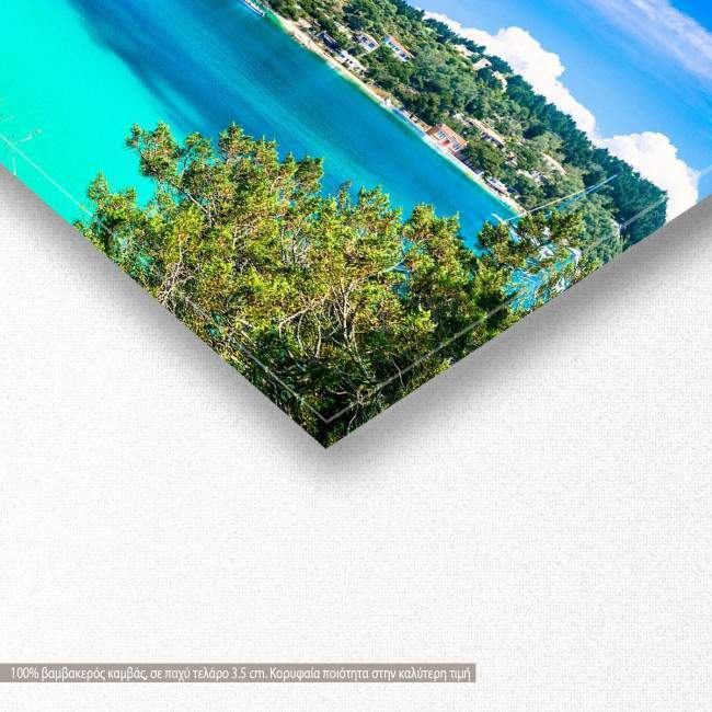 Canvas print Lakka Paxoi, detail