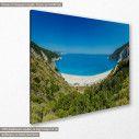 Canvas print  Exotic Myrtos Beach in Kefalonia, side