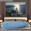 Canvas print  Three Bells of Thera, Santorini