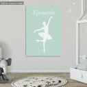Figures ballet III Kids canvas print