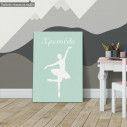 Figures ballet III Kids canvas print