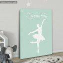 Figures ballet III Kids canvas print