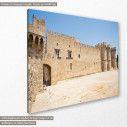 Canvas print The medieval Palace of Rhodes, side