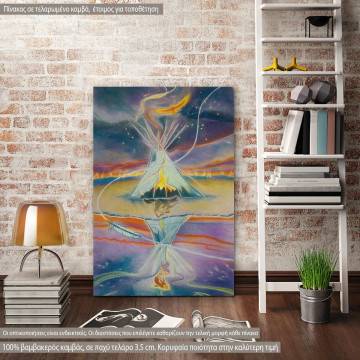 Canvas print Indian art