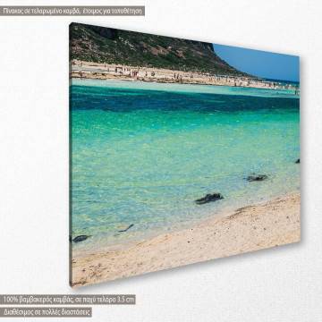 Canvas print Balos beach in Greece 2