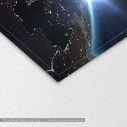 Canvas print Aerial view of the Earth, detail